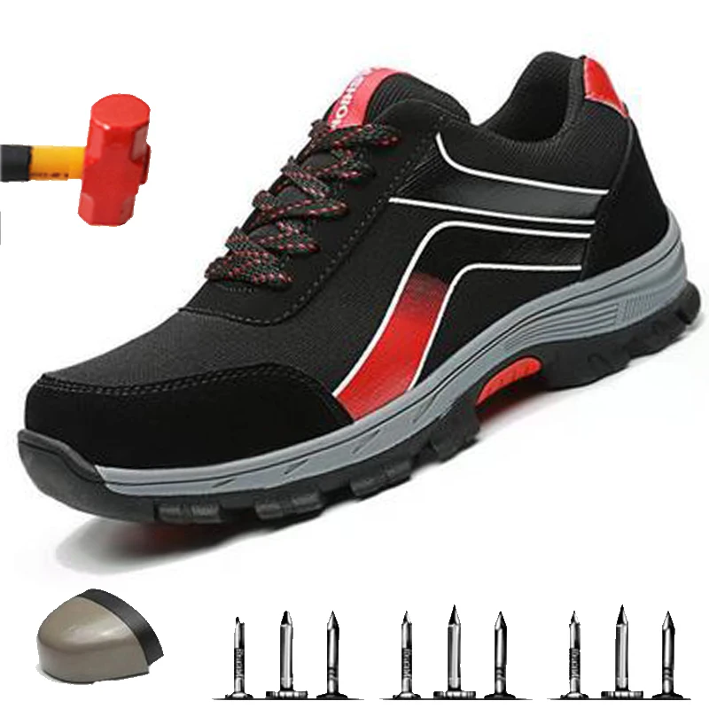 2019 уличная Мужская и Женская рабочая обувь противоскользящая для ремонта