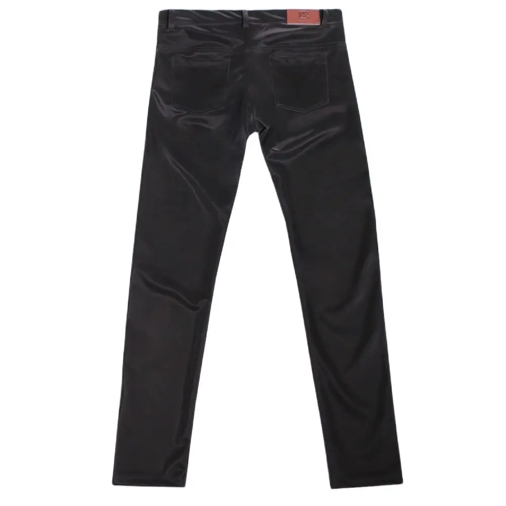 Человек размера плюс повседневные брюки-карандаши ноги узкие штаны для мужчин