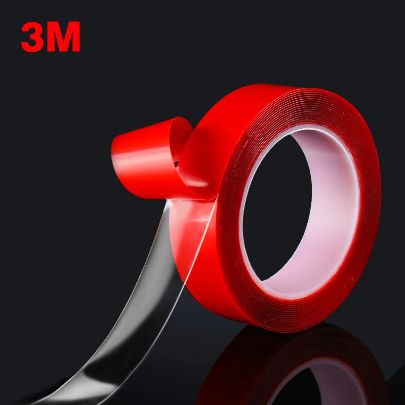 3M Transparent Silicone Double Sided Tape Sticker No Traces High Strength Nano magic Tape Clear Acrylic Foam Waterproof Adhesive