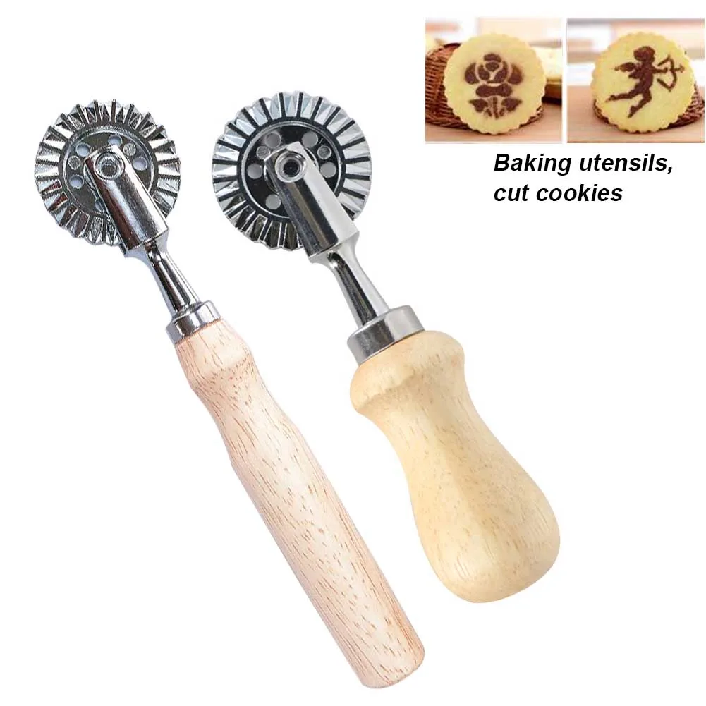 DIY Baking Easy Clean Dumpling Wrappers Desserts Biscuit Home Durable Tools Embossing Pastry Roller Cutting Cookie Mold Kitchen |