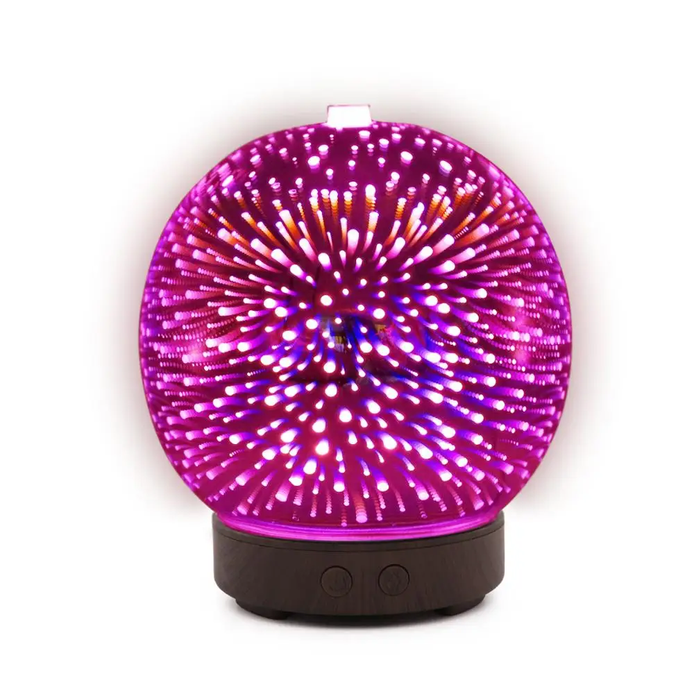 7 светодиодных цветных режимов освещения 3D ароматерапия эфирный диффузор