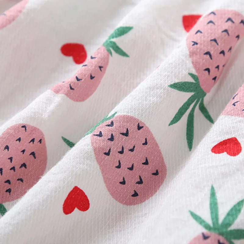 

Baby Romper With Hat Baby Girl Clothes Thin section Onesie Baby clothes+Cap Floral Printed 2Pcs Set Clothes