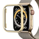 Чехол из алюминиевого сплава для Apple Watch Series 6543SE, защитный бампер от царапин для iwatch 44 мм 42 мм 4038 мм