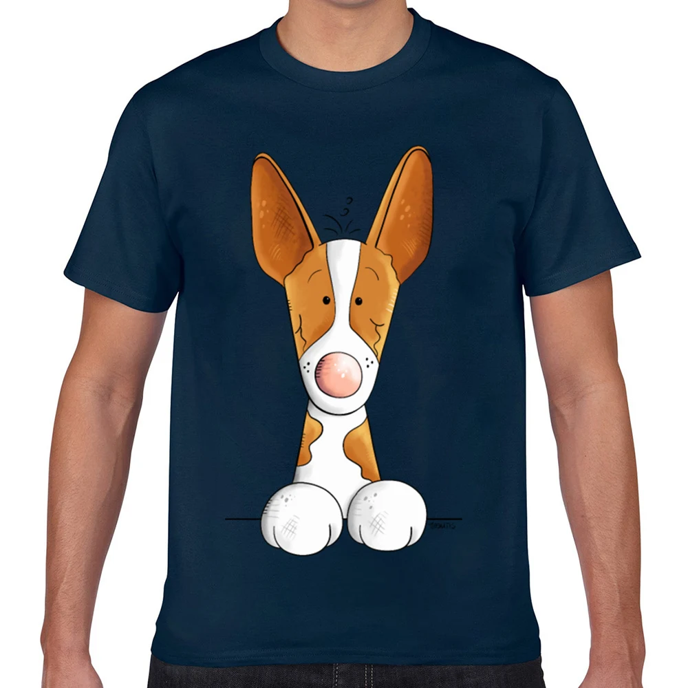 Мужская винтажная хлопковая Футболка с принтом собаки подэнко|Мужские футболки|