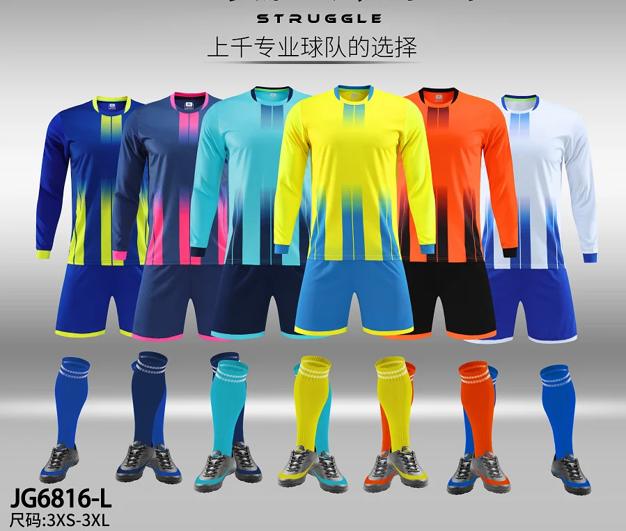 

Custom Soccer Jerseys Set Football Team Training Set Soccer Jerseys Soccer Wholesale Cheap Uniforms Tracksuit Sportswear