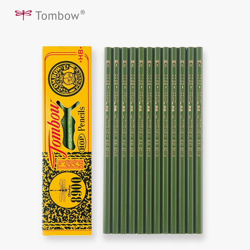 12 шт./коркор. Япония TOMBOW 8900 карандаш для студентов письма рисунка эскиз ровный