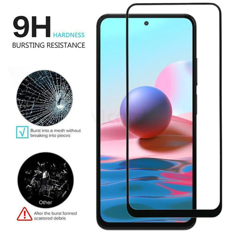 

3Pcs Safety Protective Glass For Xiaomi Redmi Note 10 9 Pro Max 9H Screen Protector Tempered Glass For Xiamoi Redmi Note 10s 9s