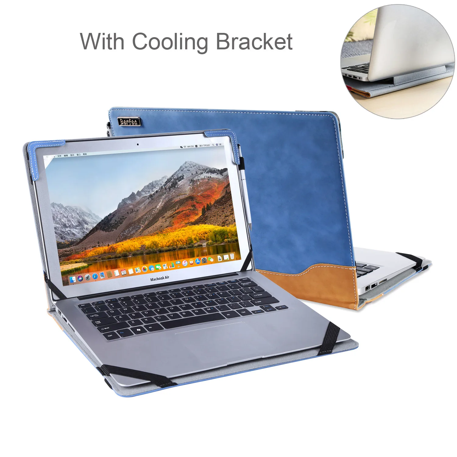 Роскошный чехол подставка для ноутбука ASUS Zenbook S4300UA S43014 делового защитный из