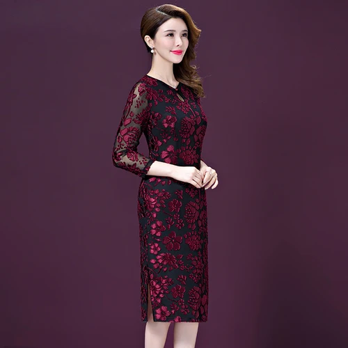 2019 Сезон весна-осень Новый Стиль Ретро Cheongsam с вырезами модная обувь для мамы