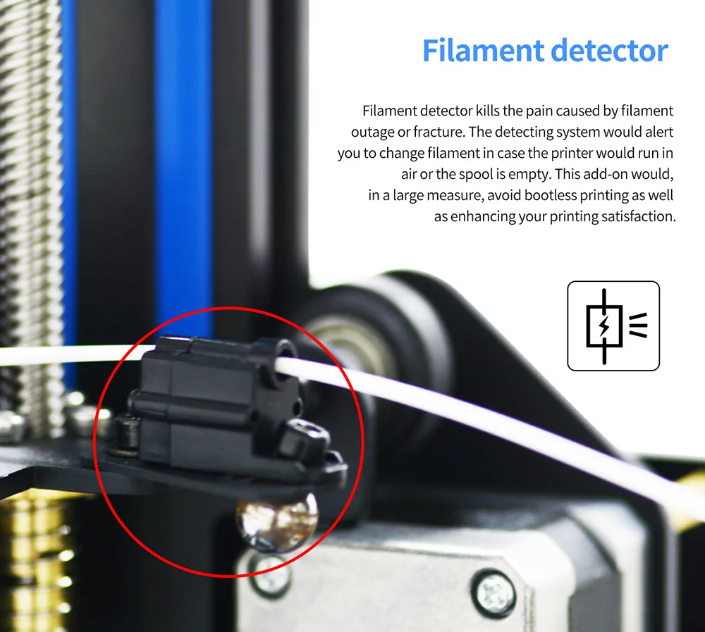 GEEETECH с открытым исходным кодом A30 DIY 3d принтер цветной сенсорный экран Большой принтер зона прерывания 3D-принтер