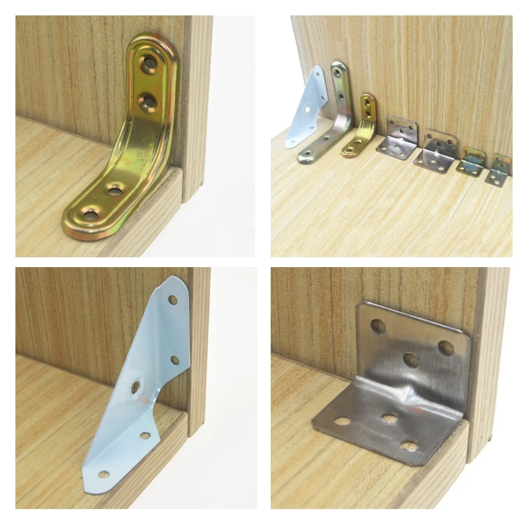 Полированная угловая Скоба L скобка Крепежная для ремонта мебели