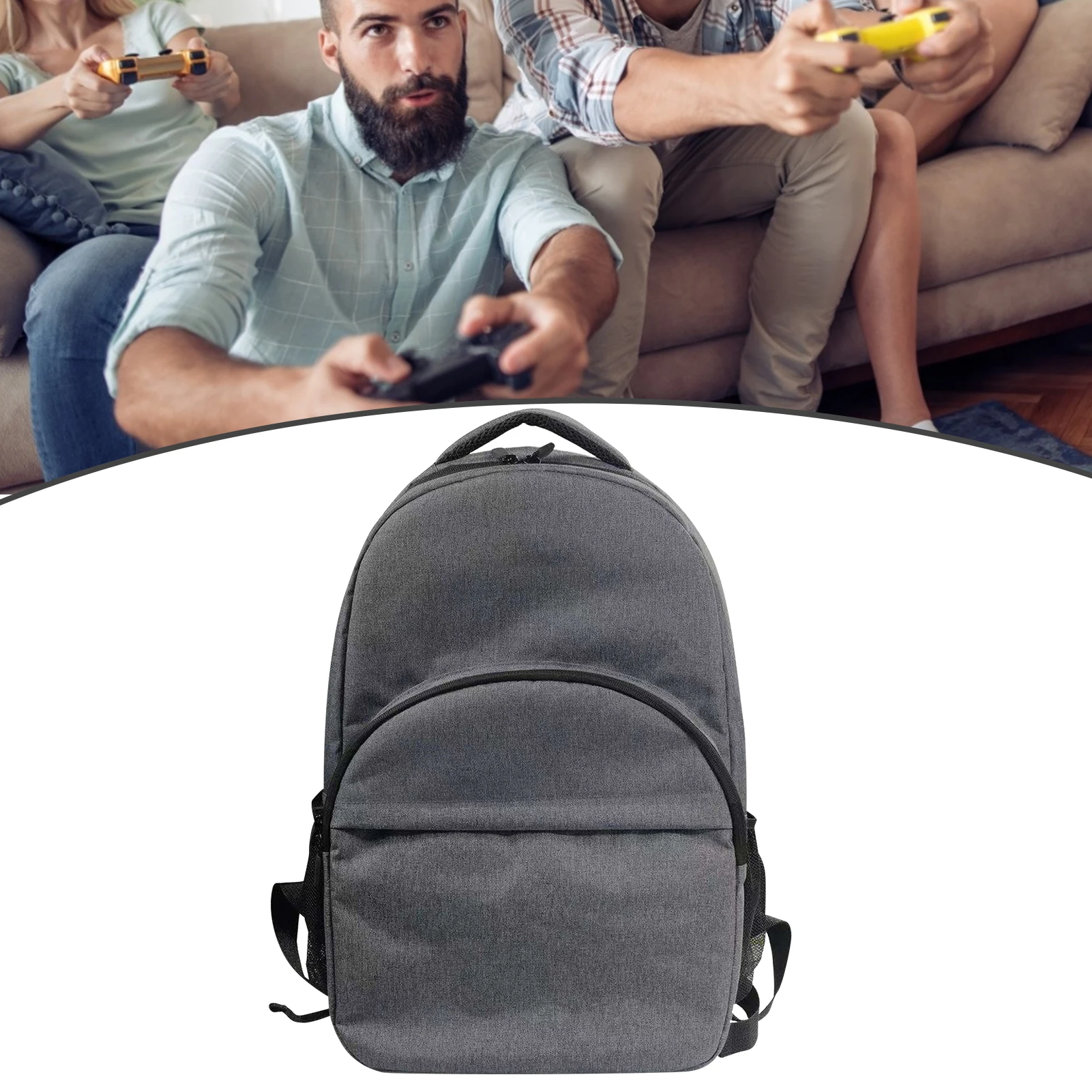 

2021 For Sony PlayStation5 PS5 Game Console Storage Bag Semi-waterproof Shockproof Shoulder Bag Host Travel Portable Backpack