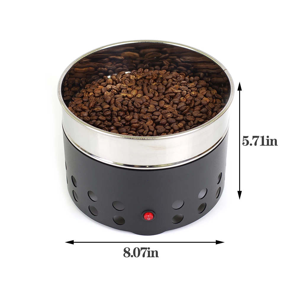 

Coffee Bean Cooler 400g Household Coffee Beans Rapid Cooling Cooler Machine Single Layer With Stainless Steel Sieve 110V/220V