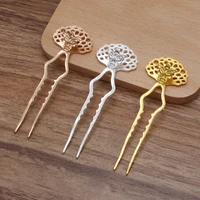 5pcs 24x74mm flower shaped hairpins hair sticks hair pin hairpin needle headwea jewelry findings diy accessories