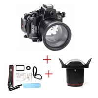 seafrogs 40m130ft underwater waterproof housing case for canon 5d mark iv 5d iii 5d3 5d4 w fisheye wide angle lens dome port
