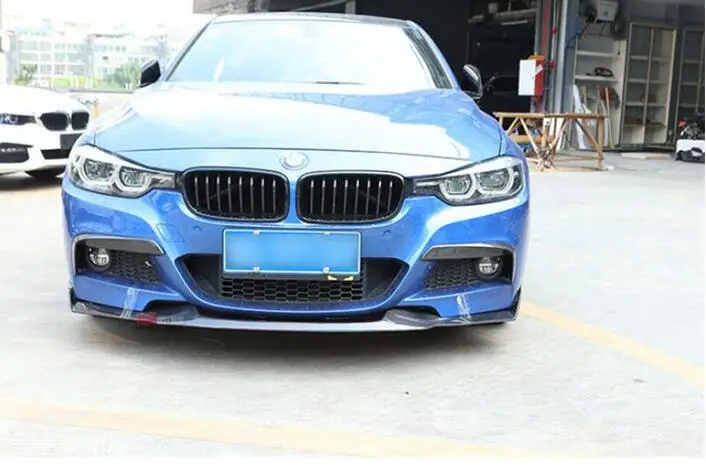 Для BMW 3 серии F30 F35 2012 2018 передний спойлер гриль бампер диффузор Спойлеры Высокое
