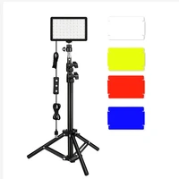 professional photography lighting kit usb led video light kit photography lighting tripod stand filters for video live