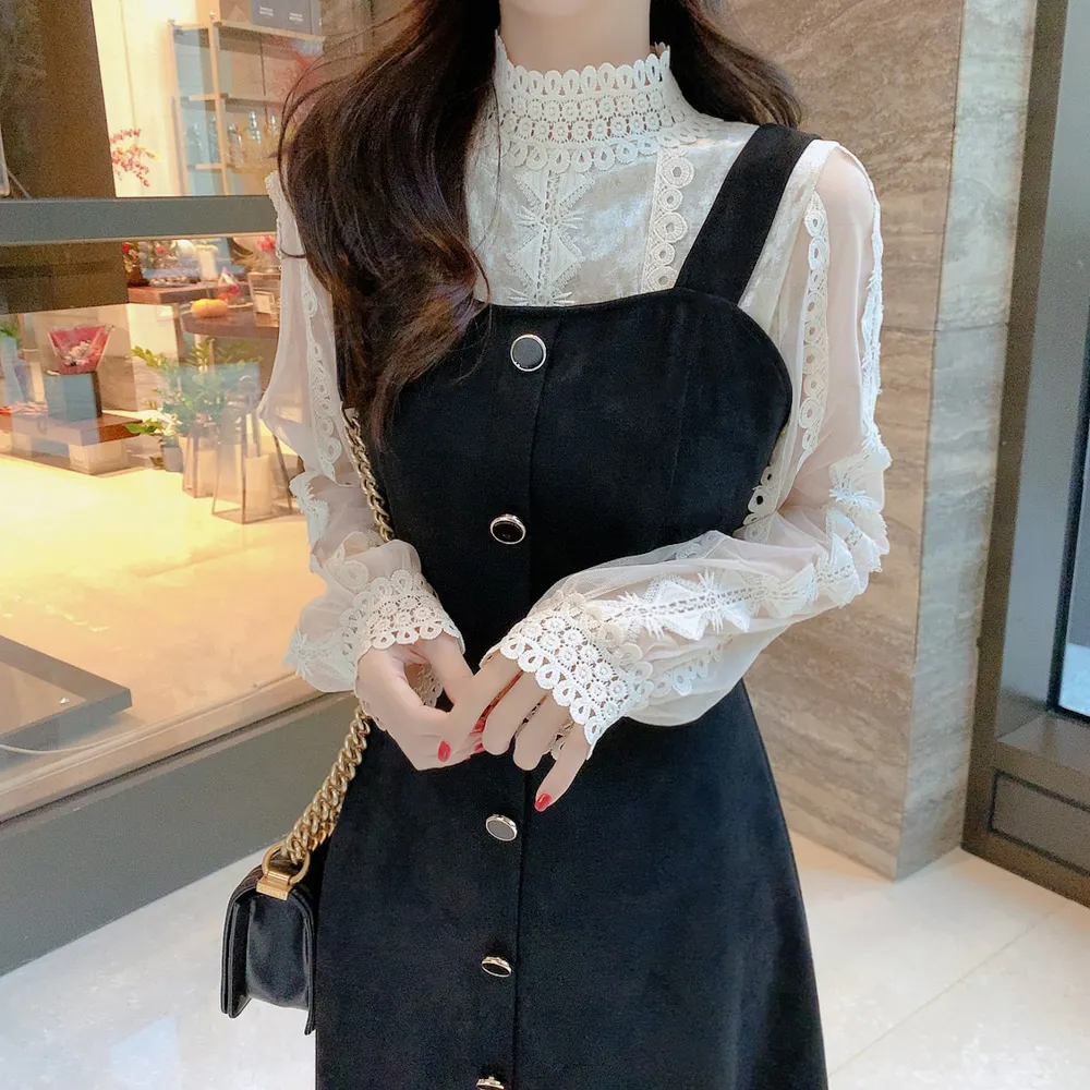 2020 весеннее милое длинное женское платье без рукавов в японском Корейском стиле