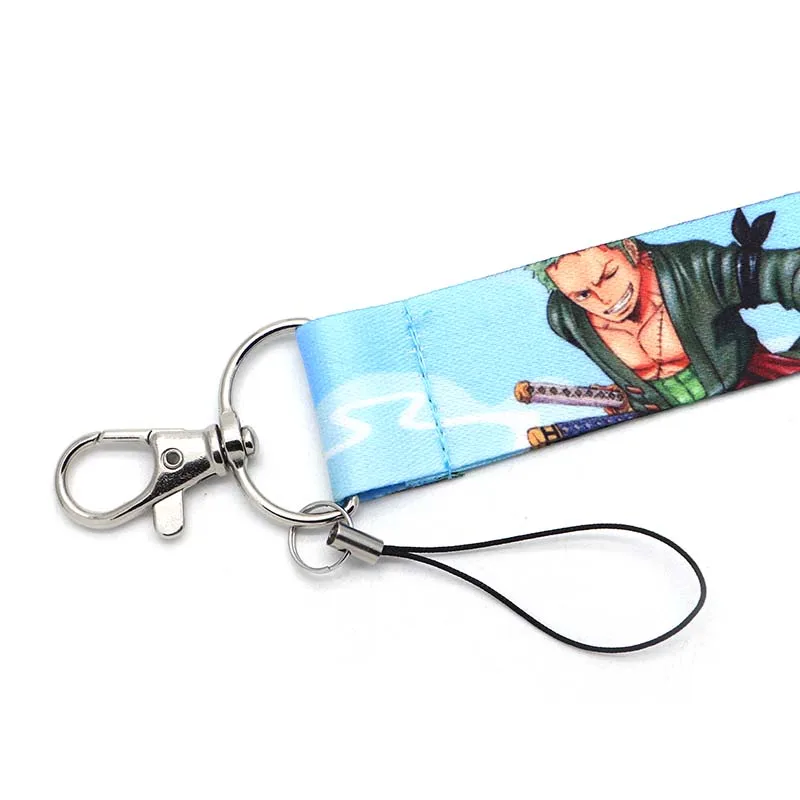 Мультфильм аниме ремешок для брелка ID карты пропуск мобильный телефон держатель