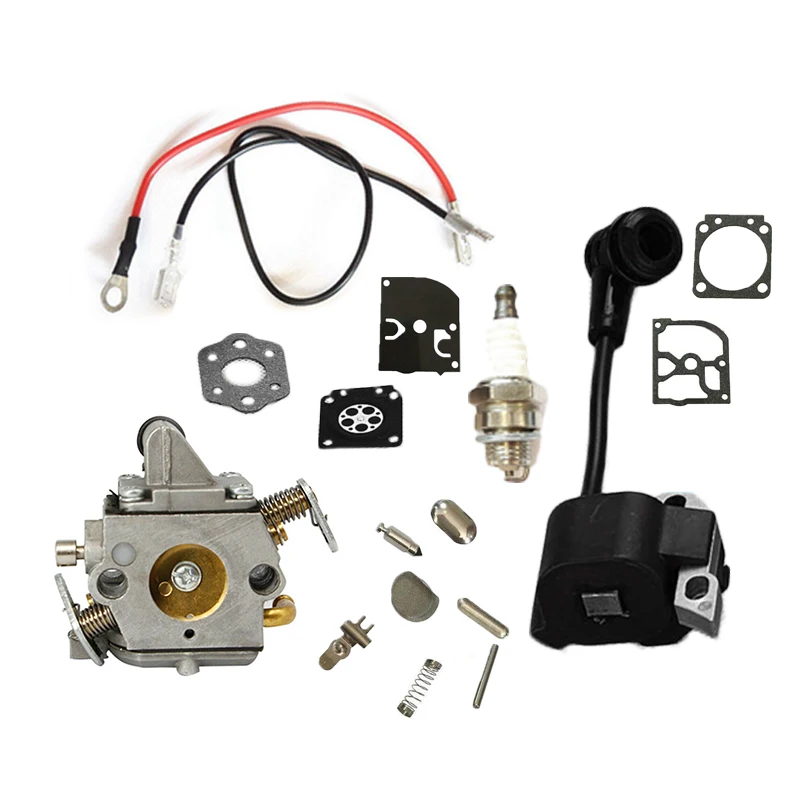 

For Stihl MS170/MS180 Replacement Carburetor Gaskets Spark Plug Ignition Coil