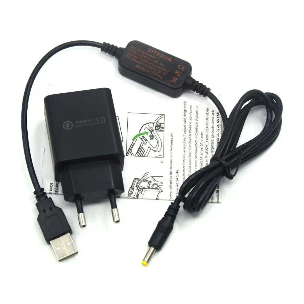 Мобильный Внешний аккумулятор USB Кабель-адаптер для Nikon EN-EL14 EN-EL21 EN-EL24 EN-EL22 EN-EL9 EP-5F 5D