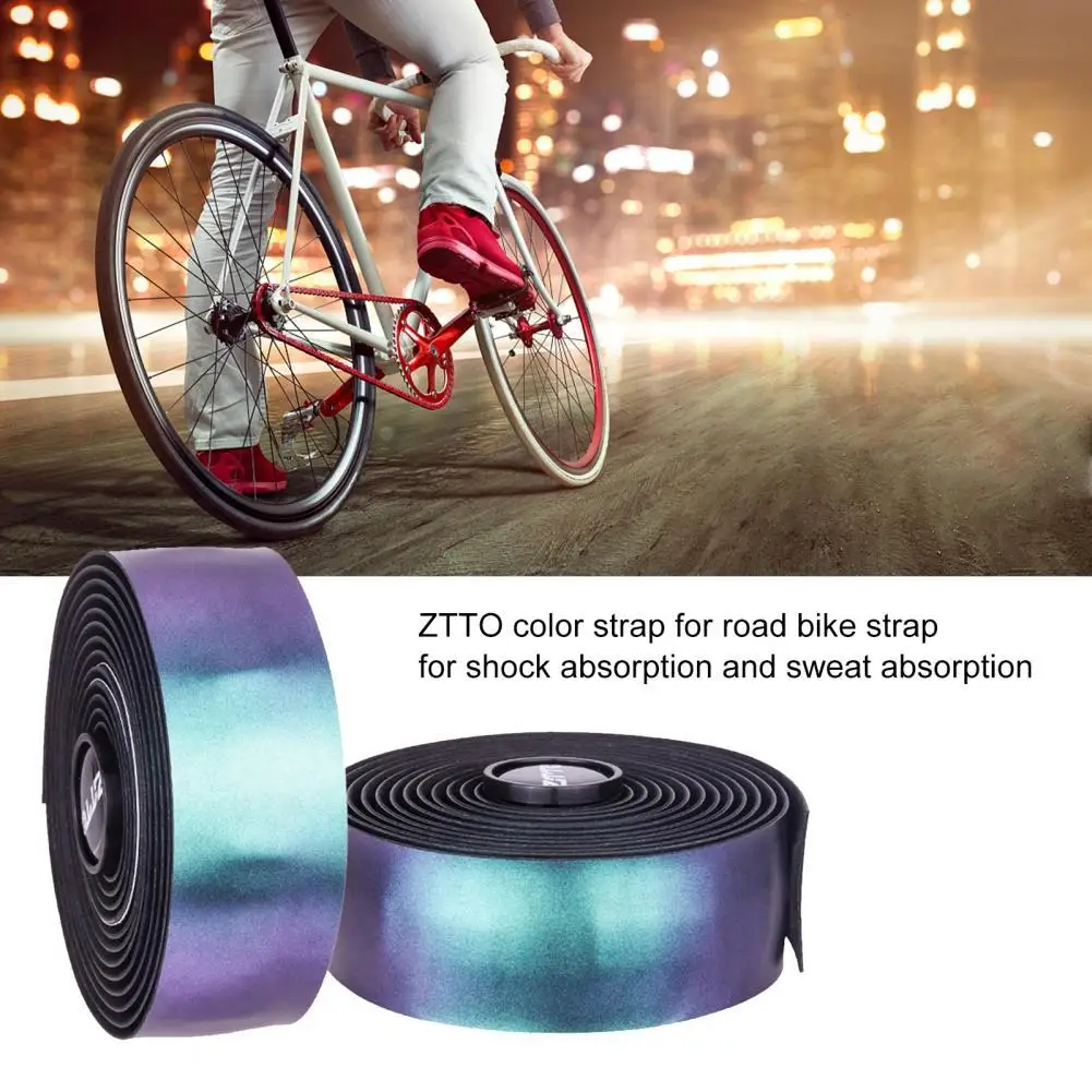 

2Pcs ZTTO Colorful Non-slip Sweat-absorbent Road Bike Bicycle Handlebar Tapes Sweat-absorbent Road Bike Bicycle Handlebar Tapes