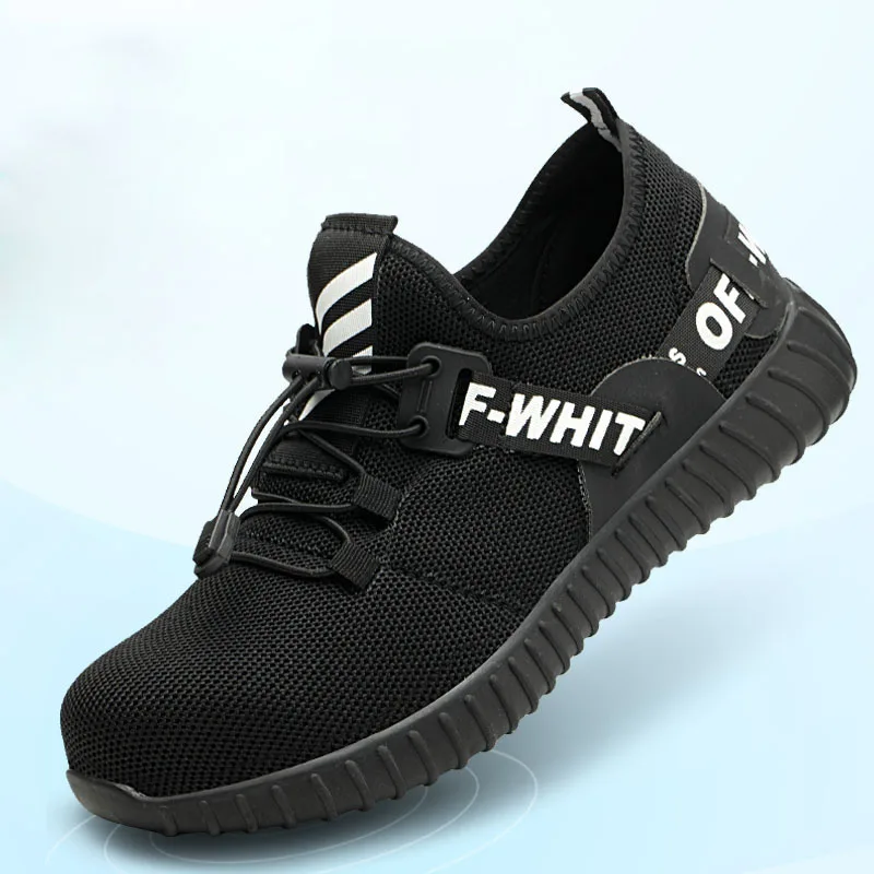 Безопасная обувь для работы на лето 2020 нескользящая рабочая со стальным носком |