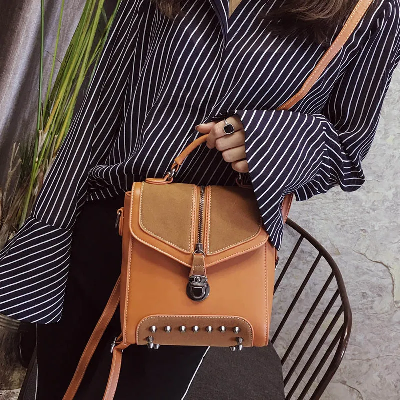 Рюкзак для женщин сумка 2019 Высокое качество кожаная Новинка средней высоты с
