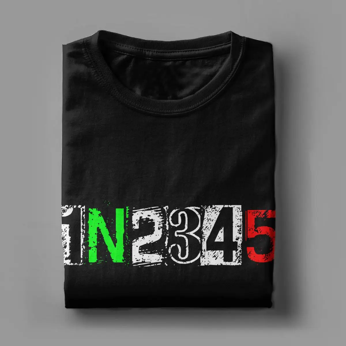 Футболка мужская из натурального хлопка с круглым вырезом и коротким рукавом для