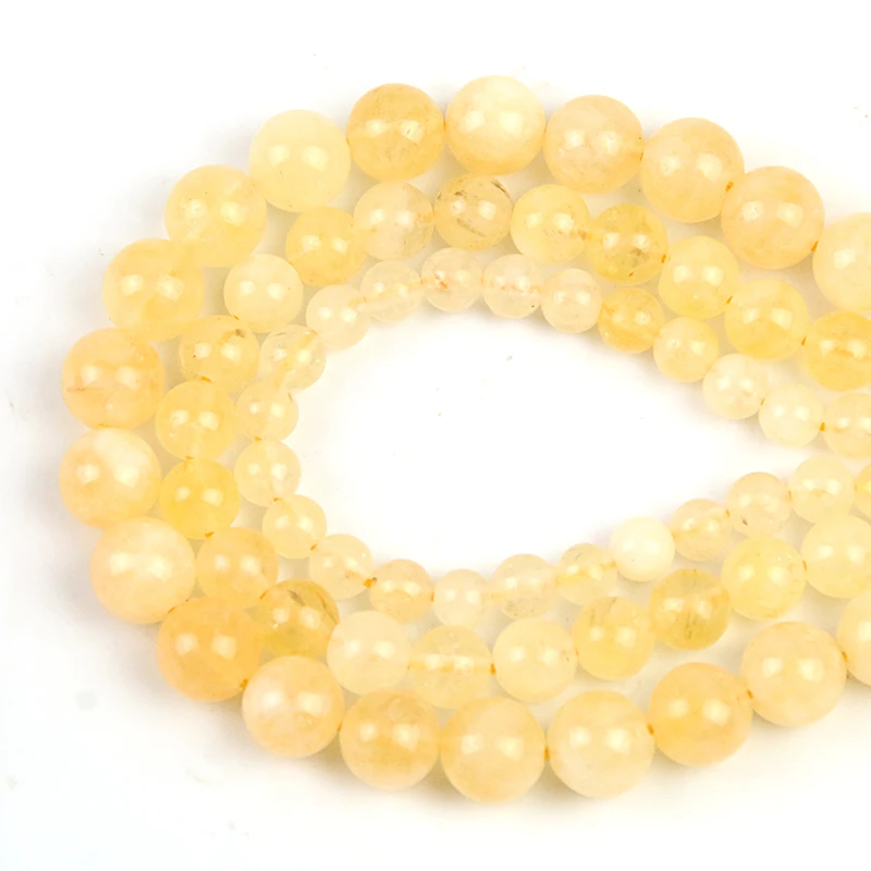 Бусины из нефрита с натуральным Кремовым ангелом круглые бусины драгоценных