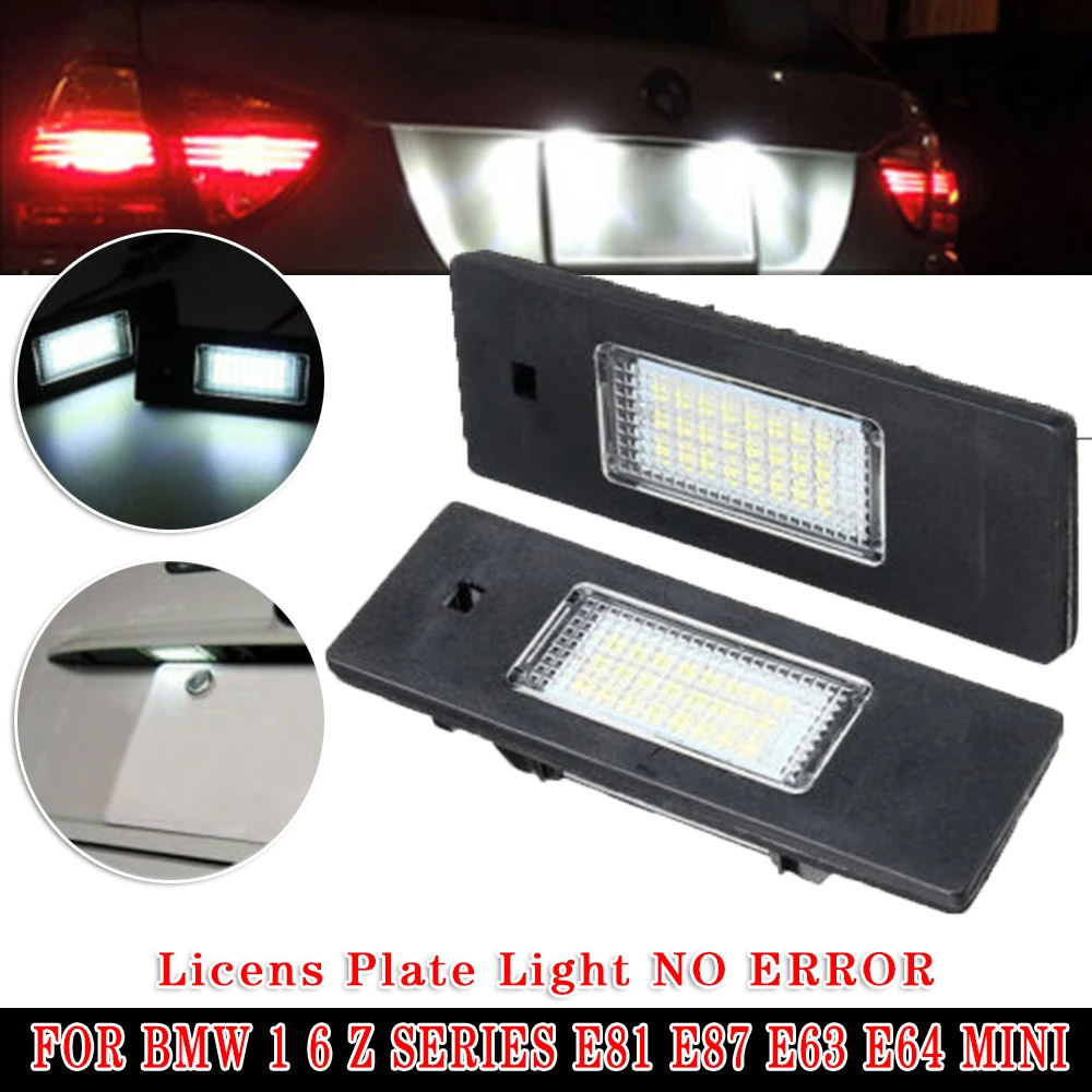 Задний светильник номерного знака левый + правый для BMW Z4 E63 E64 E81 E85 E87 650i 645Ci