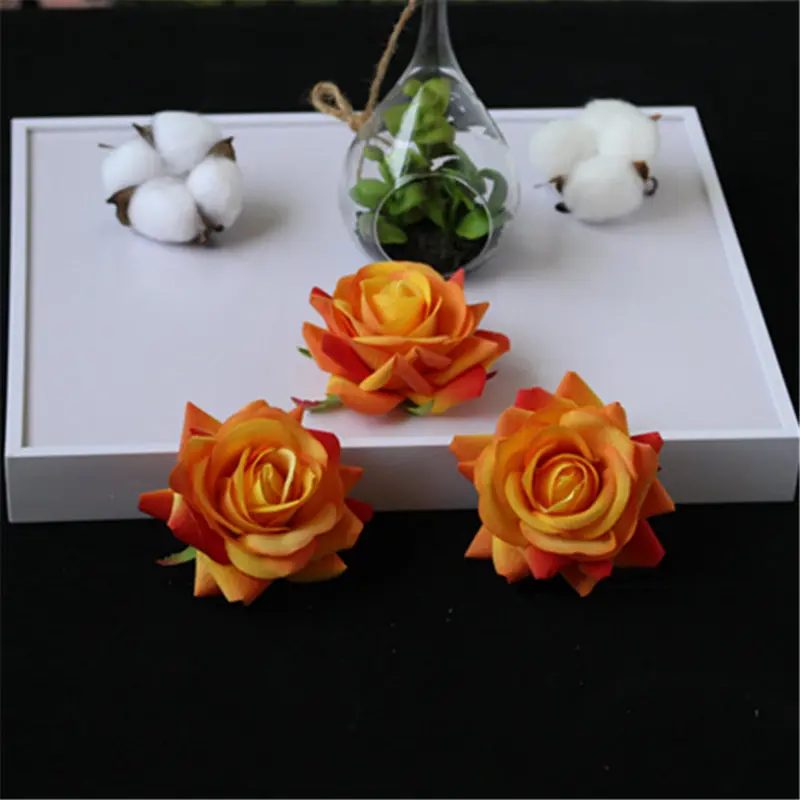 Изготовленный На Заказ искусственный Шелковый цветок с розами розовый