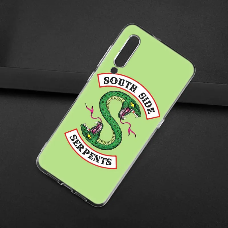 Популярный чехол с логотипом Riverdale South Side Serpents для Xiaomi Mi Note 10 9T CC9 E 9 Pro A3 Lite Play Redmi 8T 8