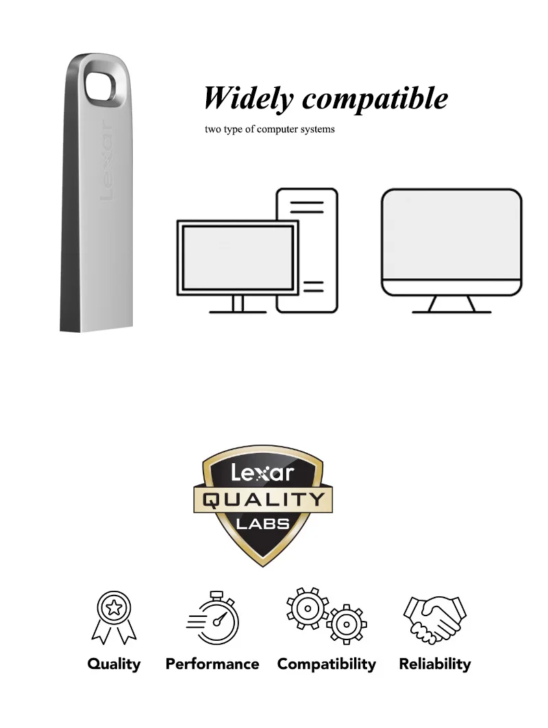 Lexar Jumpdrive M45 флеш-накопитель USB 3,0 Max 100 МБ/с. металлический флеш-накопитель 128 Гб 64 Гб оперативной памяти, 32 Гб встроенной памяти, флэш-накопитель USB флеш-накопитель