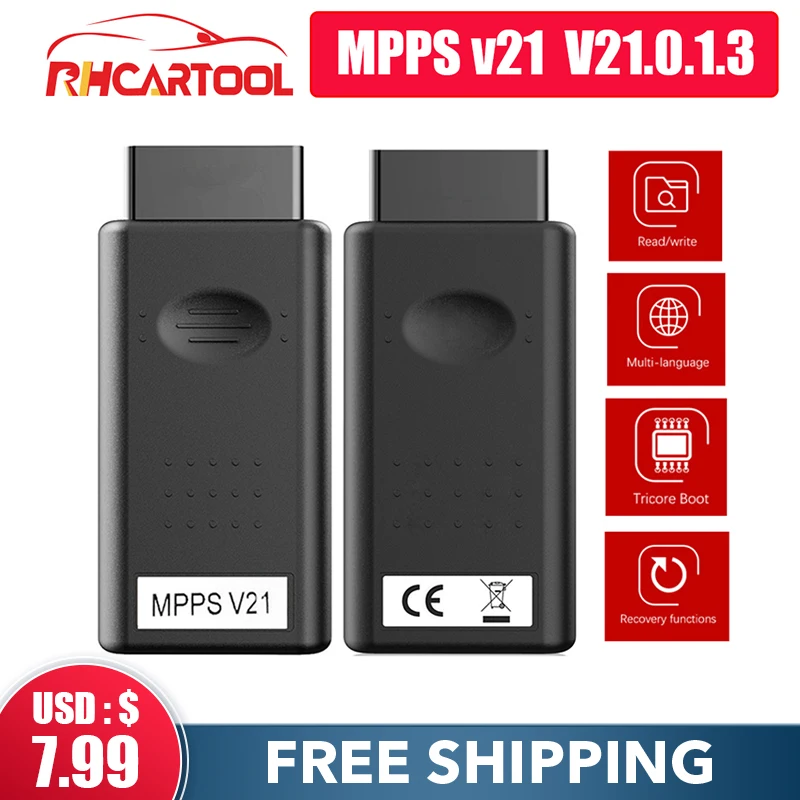 MPPS V21 новейший V21.0.1.3 многоязычный кабель с пробным тросовым кабелем поддерживает
