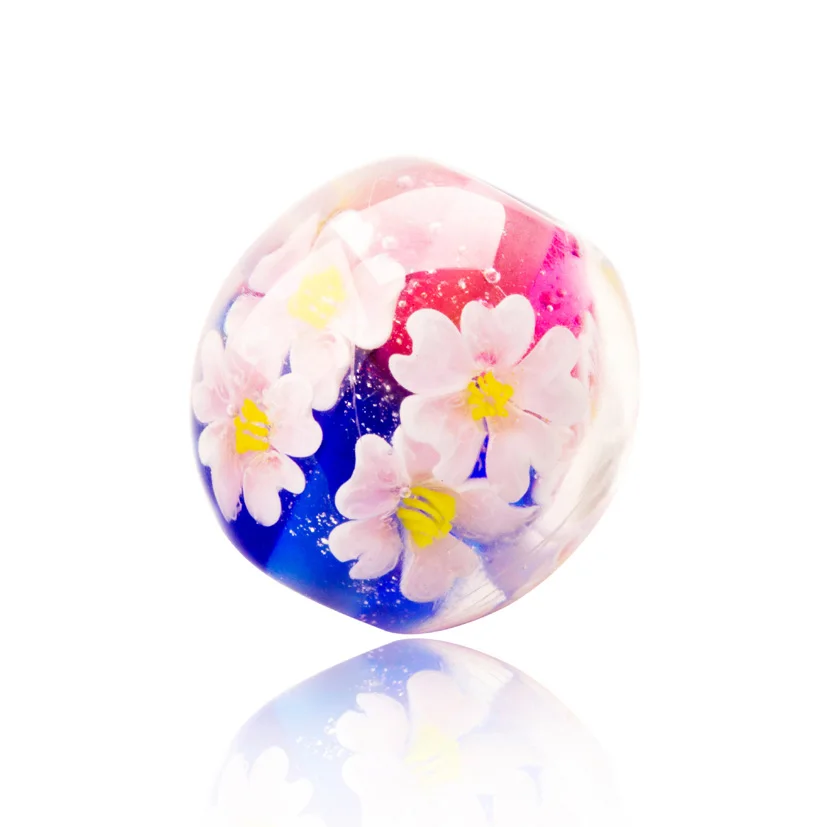 Стеклянные бусины с большим отверстием 2 мм для изготовления ювелирных изделий