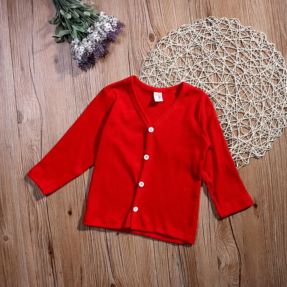 Детский вязаный свитер Pudcoco для маленьких девочек осенняя одежда кардиган пальто
