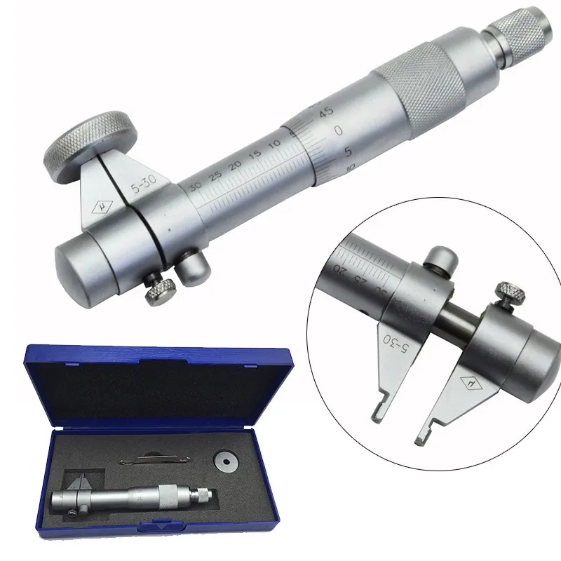 

5-30/25-50/50-75mm Inside Micrometer Internal Diameter Metric Screw Gauge Precision Instrument Internal Diameter Gage Gauge Tool
