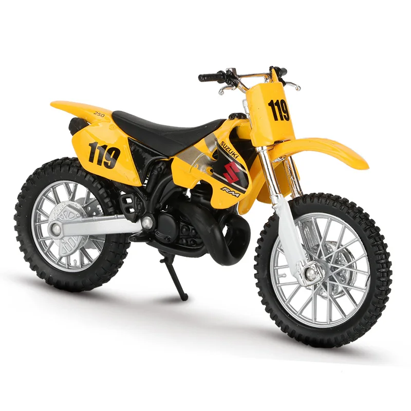 Maisto 1:18 Масштаб Модель мотоцикла Игрушка сплав RM-250 Горный мотоцикл коллекционные игрушки для детей подарок для мальчика