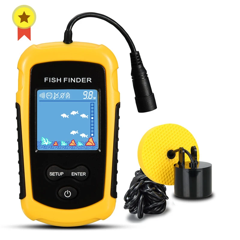 

Portable Sonar Fish Finders Alarm 100M Fishing Lure Echo Sounder Fishing Finder Alarm Transducer Lake Sea Fishing Ffc1108-1