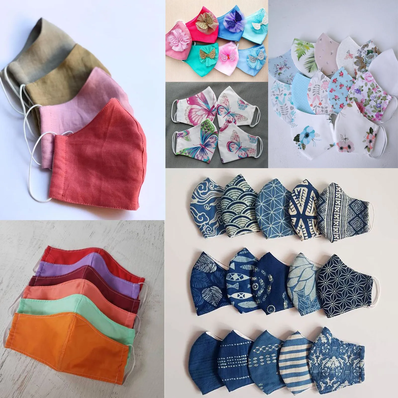 40 #4 шт. многоразовые шаблоны маски для лица самодельных масок с эластичным