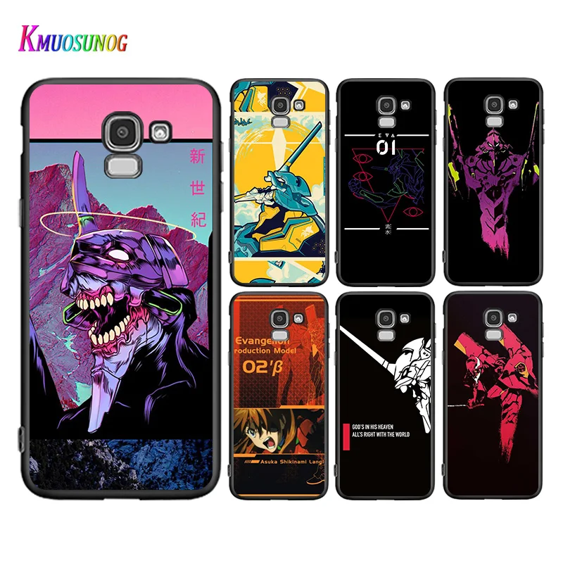 

Hot Anime EVA For Samsung Galaxy J2 J3 J4 Core J5 J6 J7 J8 Prime Duo Plus 2018 2017 2016 Black Phone Case