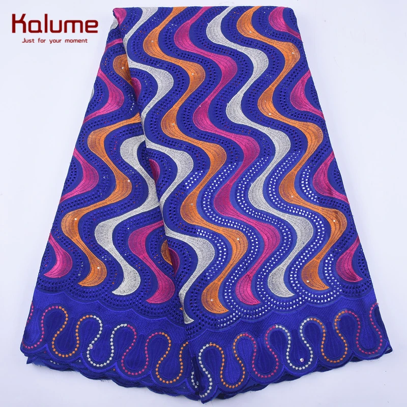 Калуме платье из хлопкового кружевного полотна с камнями, африканское последнее нигерийское швейцарское вуальное полотно в Швейцарии для вечеринки 1952 года.