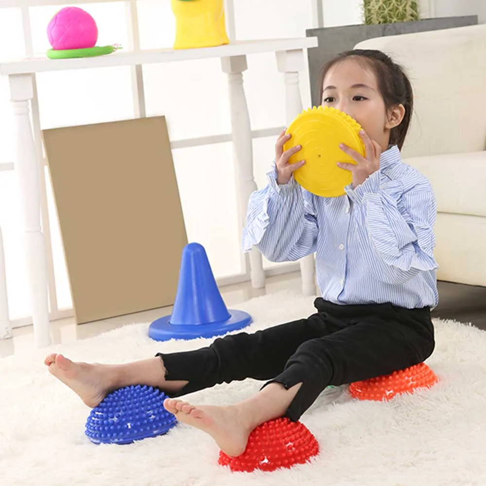 Массажный коврик для йоги мячей фитнеса тренажерного зала