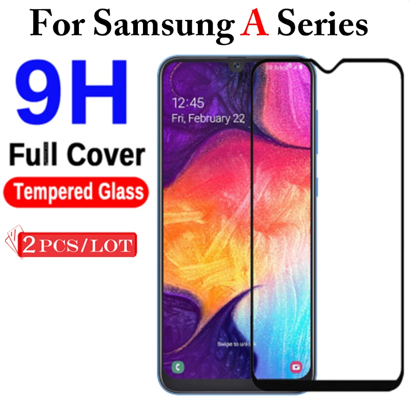 2 шт./лот закаленное стекло для samsung Galaxy A70 A10 A20 A30 A40 A50 Защитная пленка протектор
