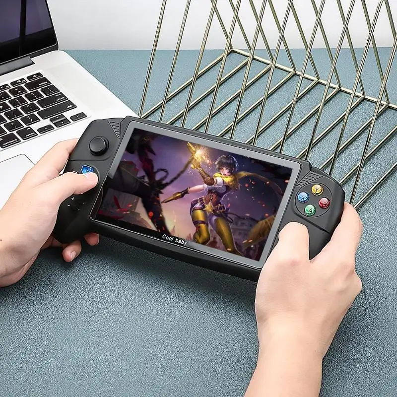 COOLBABY, 7,0 дюймов, игровая консоль, двойные рокеры, портативная игровая приставка, встроенный 3000, классические игры, камера, видео приставка для записи приставка Приставка игровая