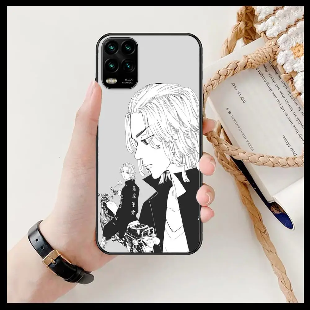 

Tokyo Revengers cartoon Phone Case For XiaoMi Redmi Note 11 10 9S 8 7 6 5 A Pro T Y1 Black Cover Silicone Back Pre style cover