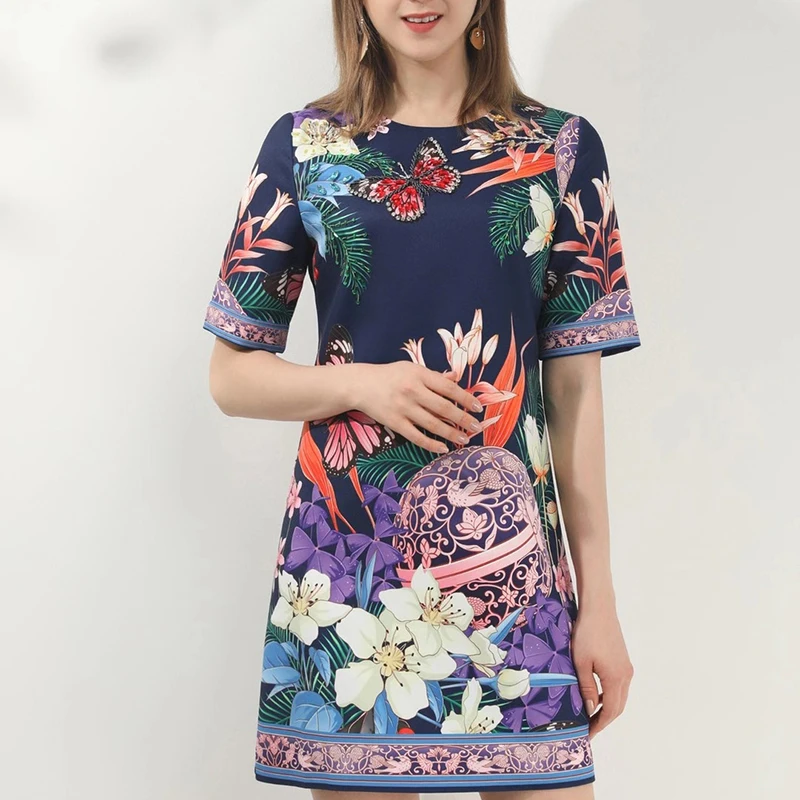 

Женское винтажное дизайнерское платье, элегантное облегающее платье с бисером и принтом в виде кристальных цветов, лето 2021