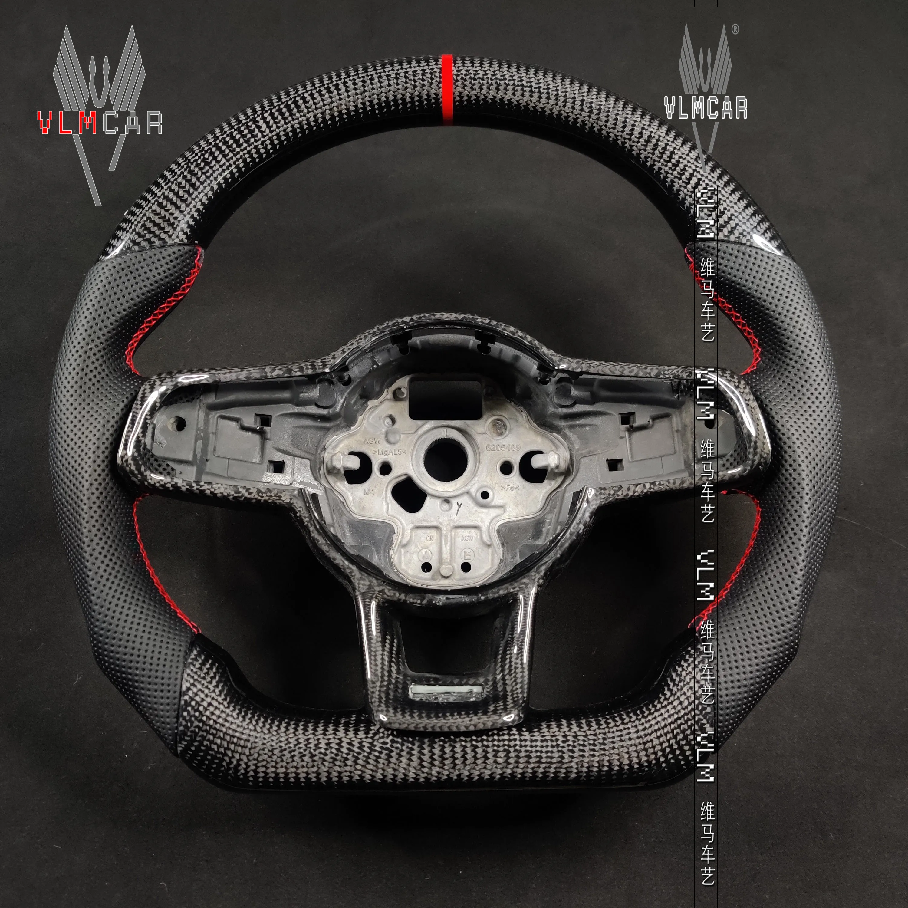Частный изготовленный на заказ руль из углеродного волокна для vw golf mk7/7 5 gti/r |