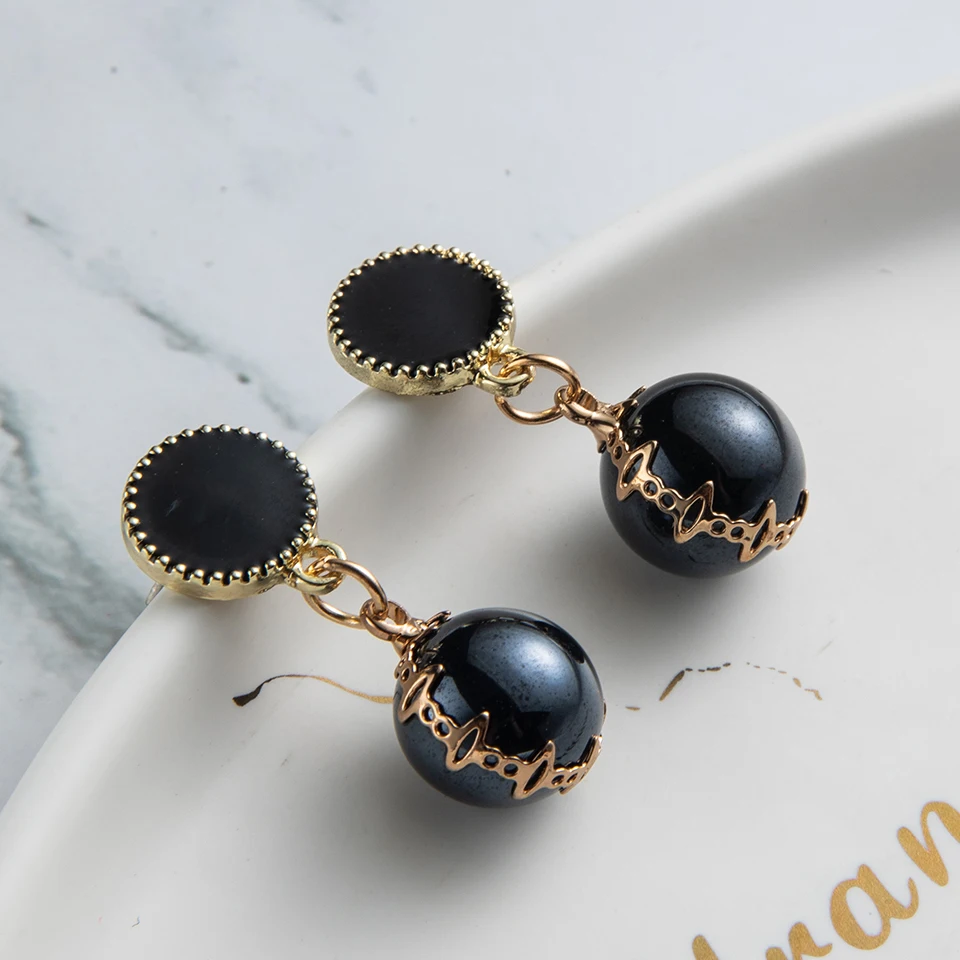 Корейские серьги для женщин и девушек минималистичные милые висячие модные